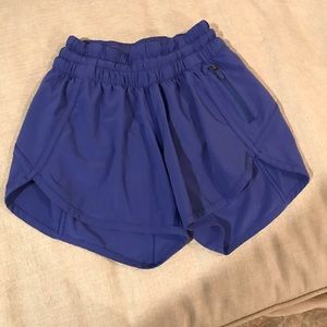 Lululemon tracker shorts 4” royal blue